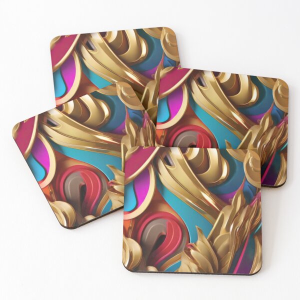 Item preview, Golden and shiny abstract colors designed and sold by 4Magnify.