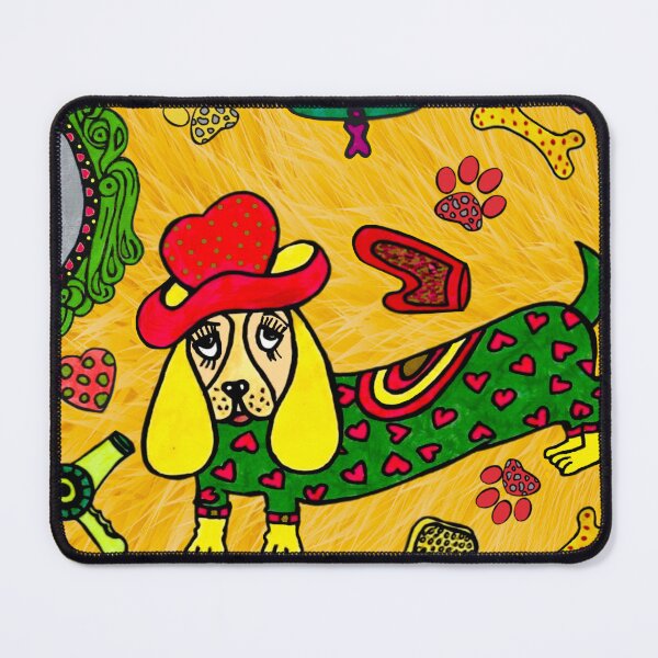 Item preview, Dave The Dachshund designed and sold by FunkyAdicom.