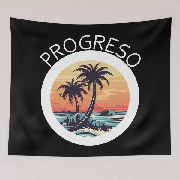 Item preview, Progreso Mexico (White Lettering) designed and sold by VelvetRoom.