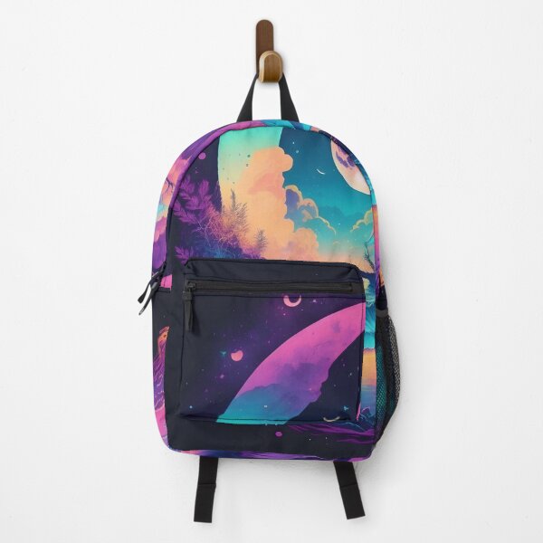 Item preview, Colorful Night at The Beach Fantasy Art designed and sold by DemureArtsy.