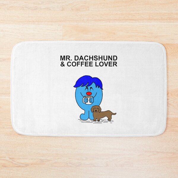Item preview, Mr. Dachshund and Coffee Lover designed and sold by Scat the cat.