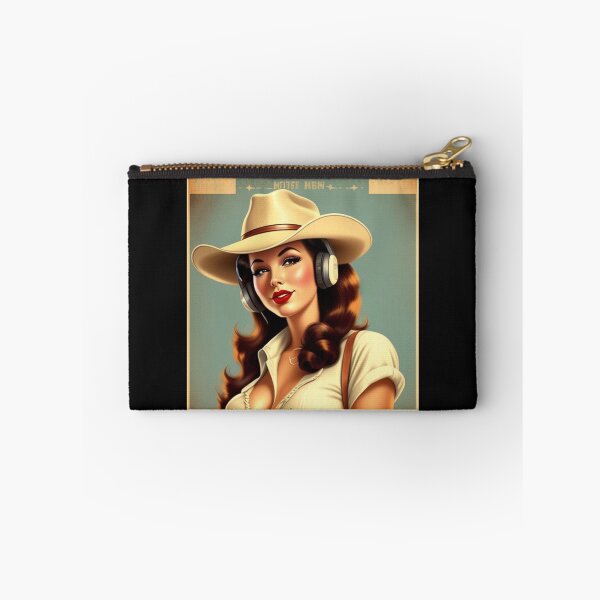 Item preview, Country Music Cowgirl Retro Vintage Record Store Merch designed and sold by musicgeniusart.