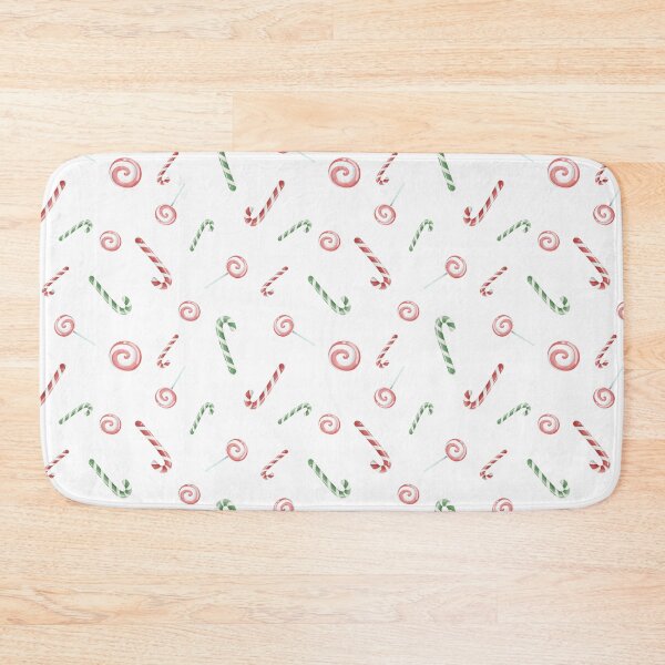Item preview, Candy Canes and Bon Bons on White Pattern designed and sold by Pixels2Patterns.