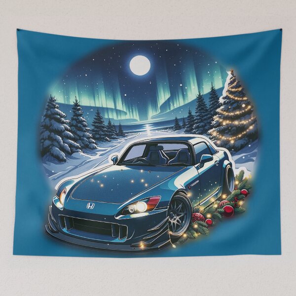 Item preview, Christmassy Honda S2000 in snow designed and sold by mugooooo.