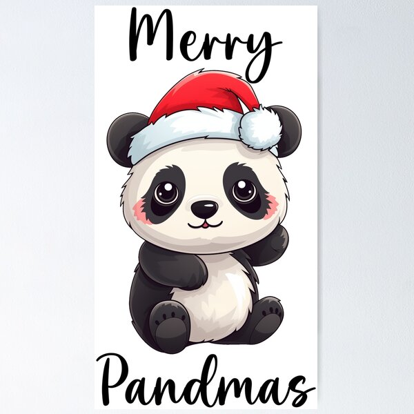 Item preview, MERRY PANDMAS designed and sold by Animal-Zen.