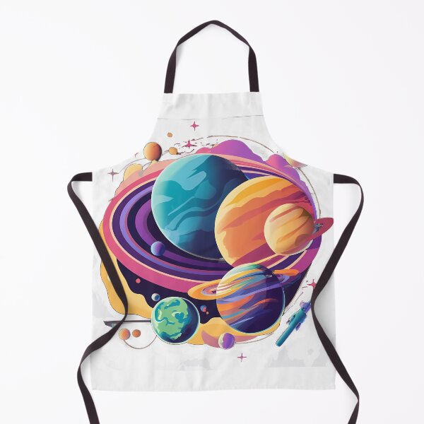 Item preview, Planets Colour - White designed and sold by rozar-nv.