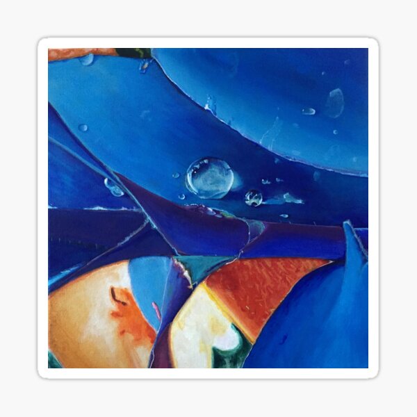 Blue Bedew Sticker