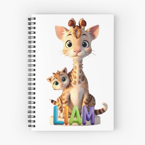 Artikelvorschau, Liam-Name und Giraffe entworfen und verkauft von AleksKos.