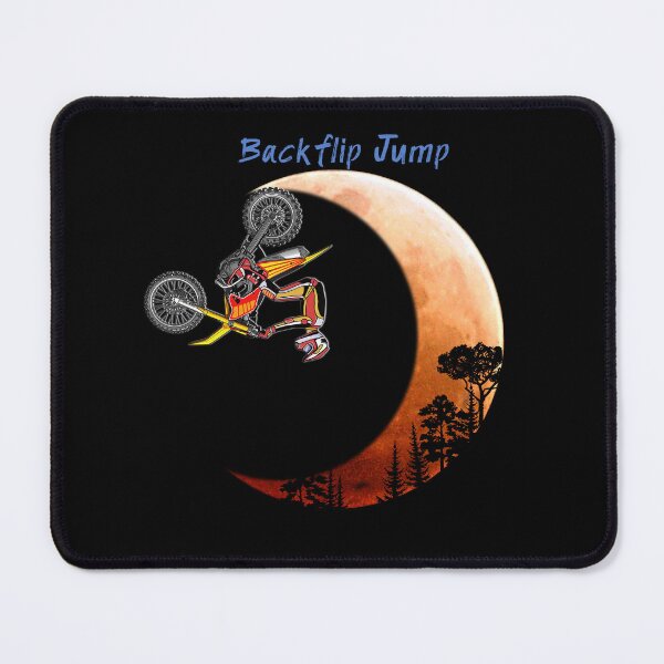 Item preview, Backfilp jump, Crazy bike stunt, Motocross Stunt Rider T-shirt designed and sold by Shlomo Cohen.