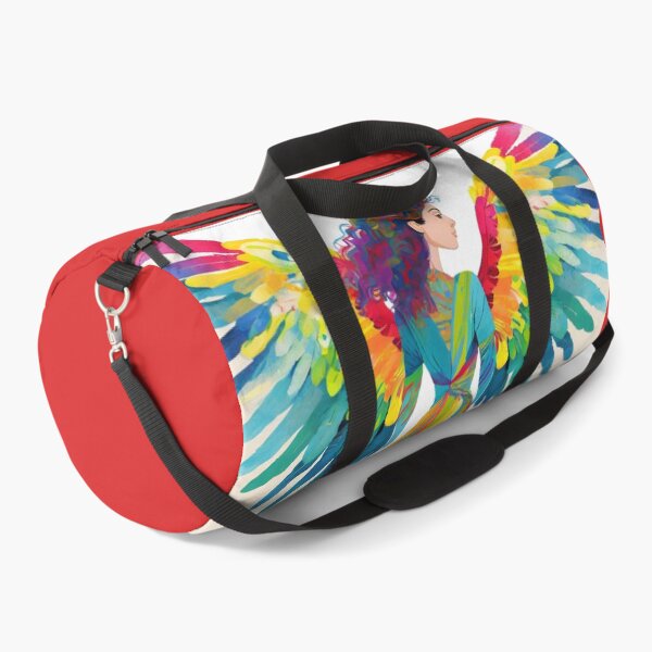 Item preview, Young woman with colorful wings designed and sold by uliklo.