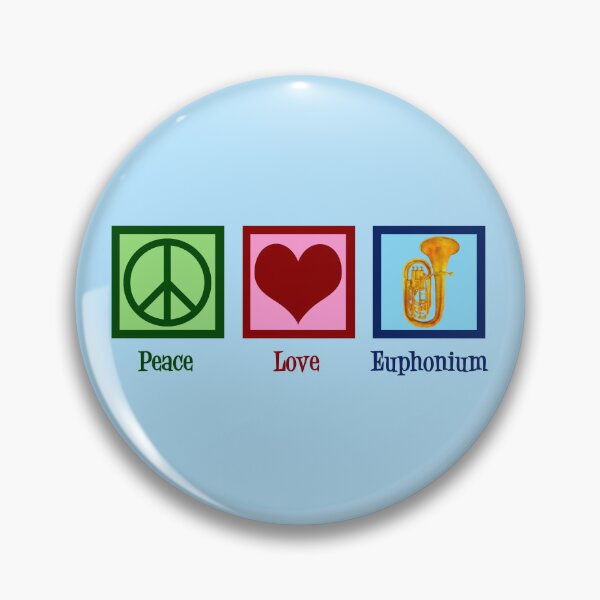 Item preview, Peace Love Euphonium designed and sold by Epic Love Designs.
