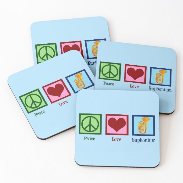 Item preview, Peace Love Euphonium designed and sold by Epic Love Designs.