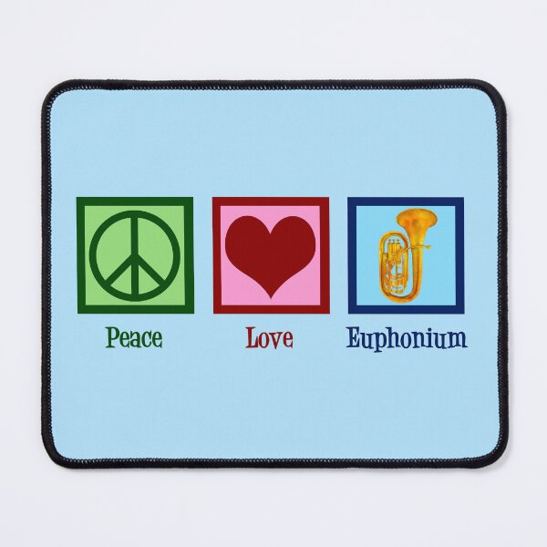 Item preview, Peace Love Euphonium designed and sold by Epic Love Designs.