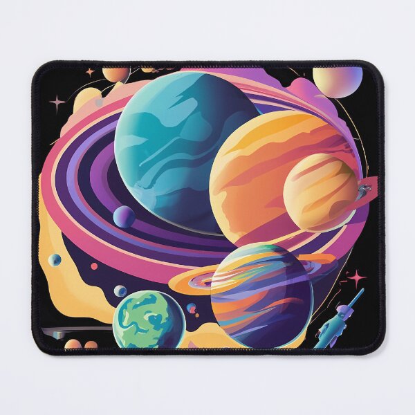 Item preview, Planets Colour - Black designed and sold by rozar-nv.