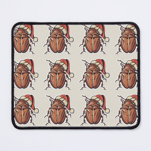 Item preview, Christmas Bark Beetle in Santa Hat designed and sold by LumberEchoArts.
