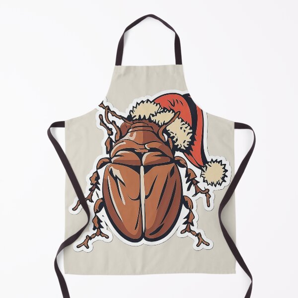 Item preview, Christmas Bark Beetle in Santa Hat designed and sold by LumberEchoArts.
