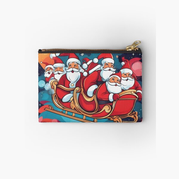Item preview, Christmas of many Santa Claus on a sleigh across the sky designed and sold by JaroDesign2023.