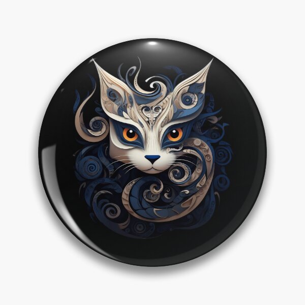Item preview, Cat face  designed and sold by Linework Studio.