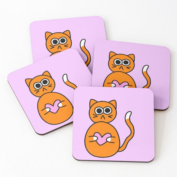 Item preview, Copy of Cute Black Cat with Love Heart designed and sold by ScrimblyStudios.