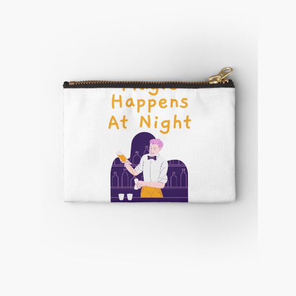 Item preview, Magic Happens At Night, National Bartender Day Gift designed and sold by Annek5880.
