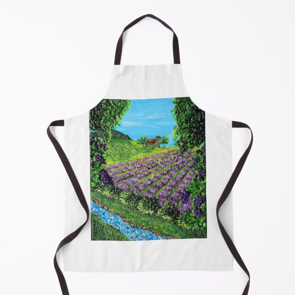 Item preview, Lavender field and grapes designed and sold by Margwizart.