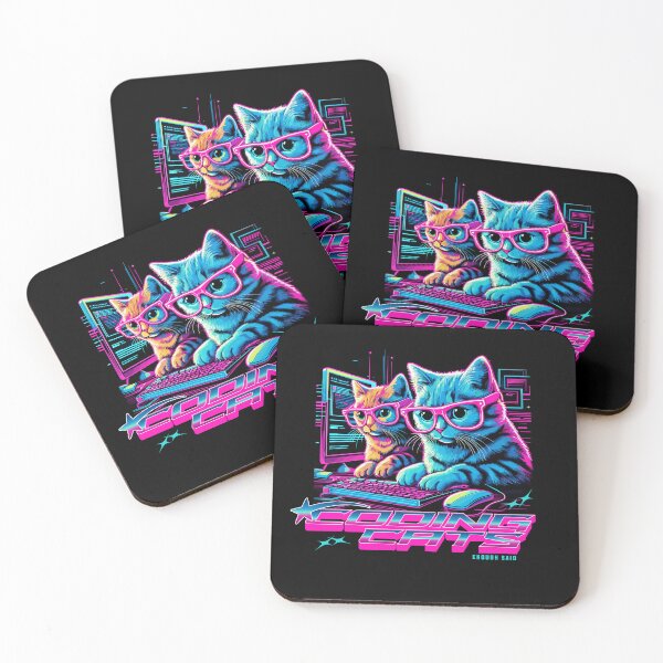 Item preview, Coding Cats Programmer Shirt designed and sold by RedDesignSyc.