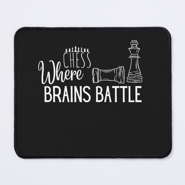 Item preview, Chess where Brains Battle designed and sold by vaggleTown.