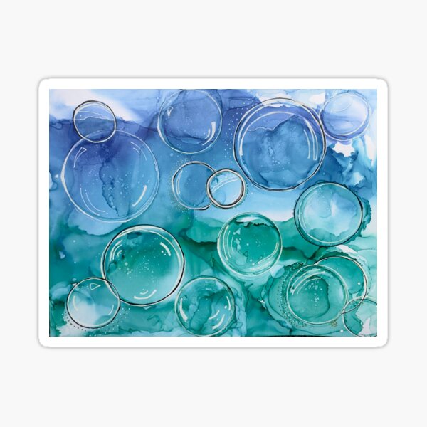 Ocean Bubbles to Honor Jimmy Buffett "Bubbles Up" Sticker