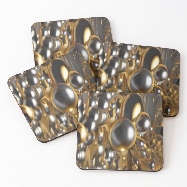 Item preview, Shiny golden-colored bubbles designed and sold by 4Magnify.