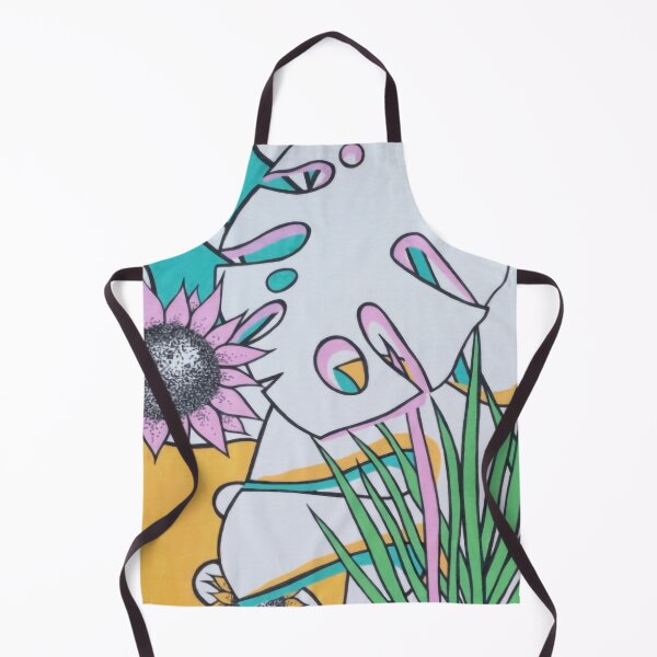 Artikelvorschau, Sonnenblumen Dschungel Home Decor Original Kunstdruck entworfen und verkauft von Michaela Cernejova.