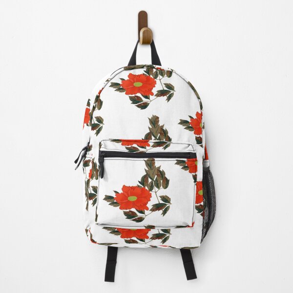 Item preview, Red Peony Cutout from Jakuchu Gafu by Ito Jakuchu designed and sold by EmeraldeaArt.