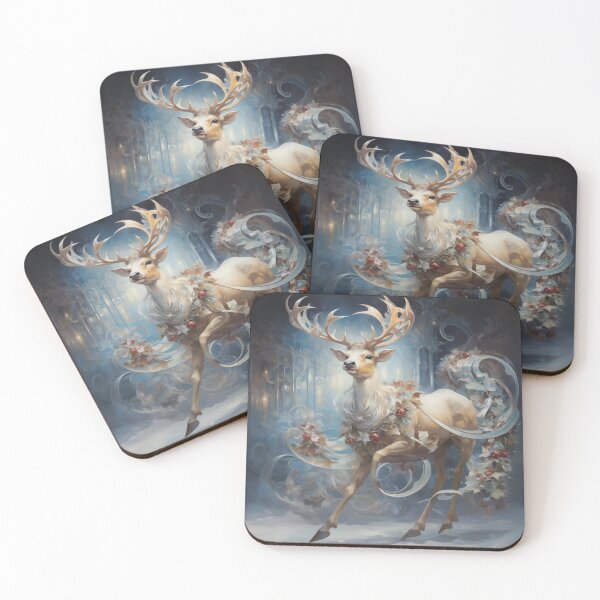 Item preview, Christmas Enchantment: Majestic Reindeer designed and sold by DeenaDee.