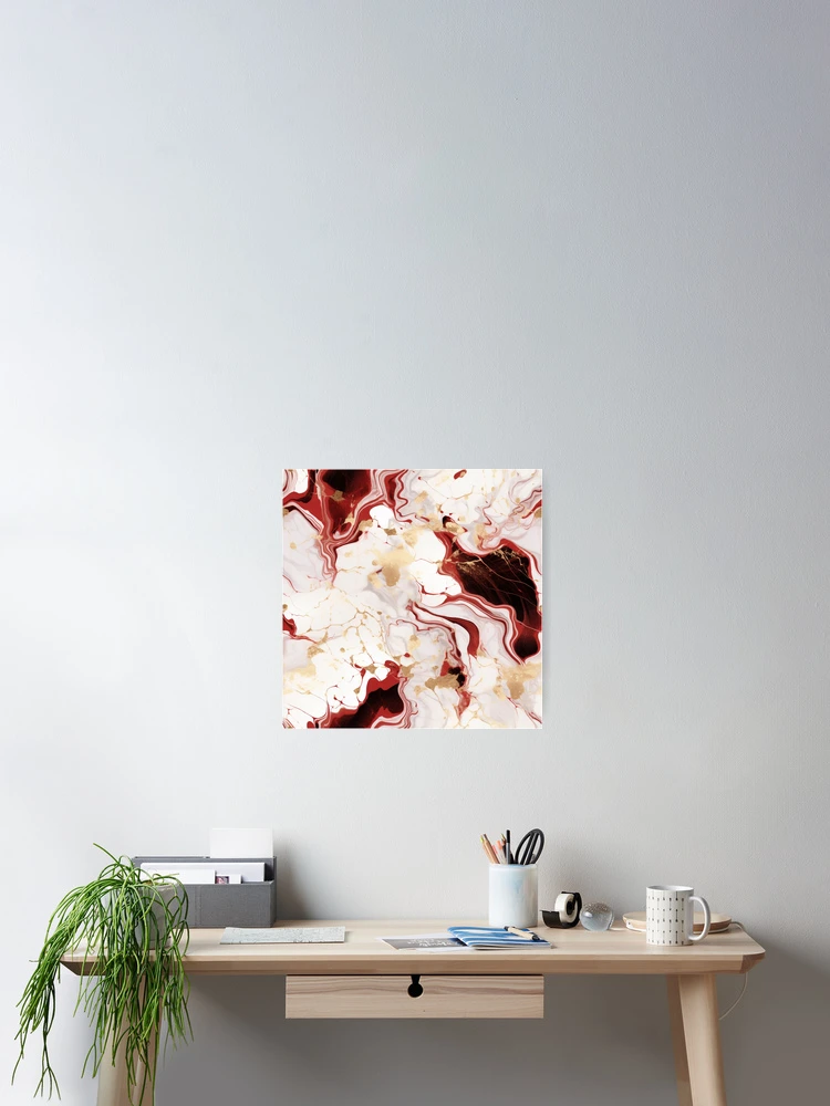 Thumbnail 2 of 3, Poster, Marble Pattern designed and sold by SideSignal.