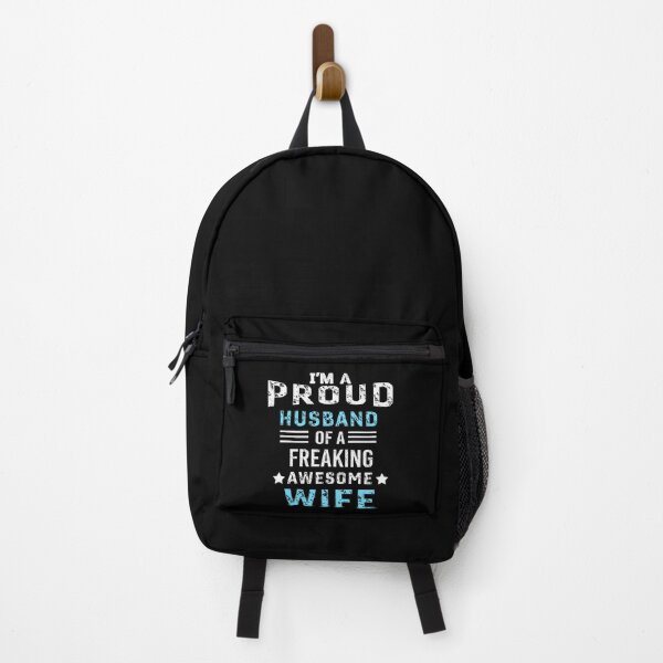 Item preview, I am a Proud Husband of a freaking awesome wife designed and sold by Alexaltay.