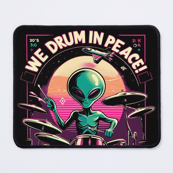 Item preview, We Drum in Peace! designed and sold by RafaelLima7.