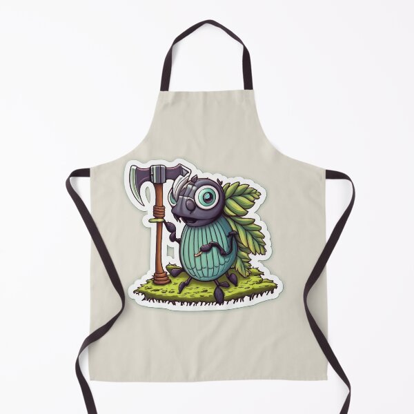 Item preview, Armored Bark Beetle Warrior with Axe designed and sold by LumberEchoArts.