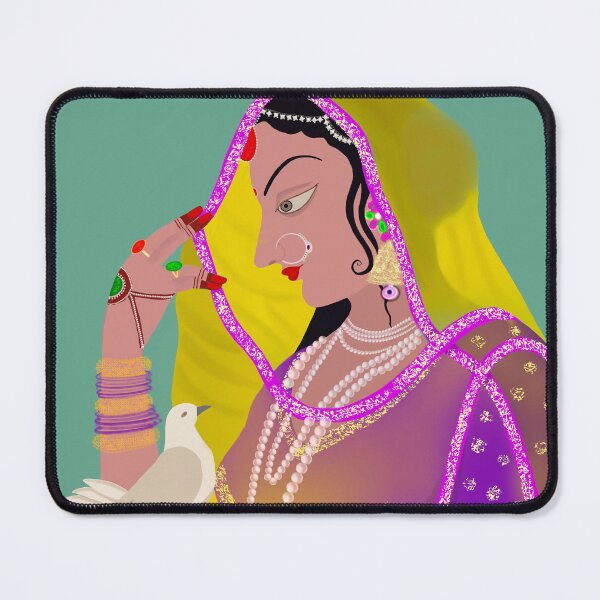 Item preview, Women with Bird designed and sold by lifecolorsandme.