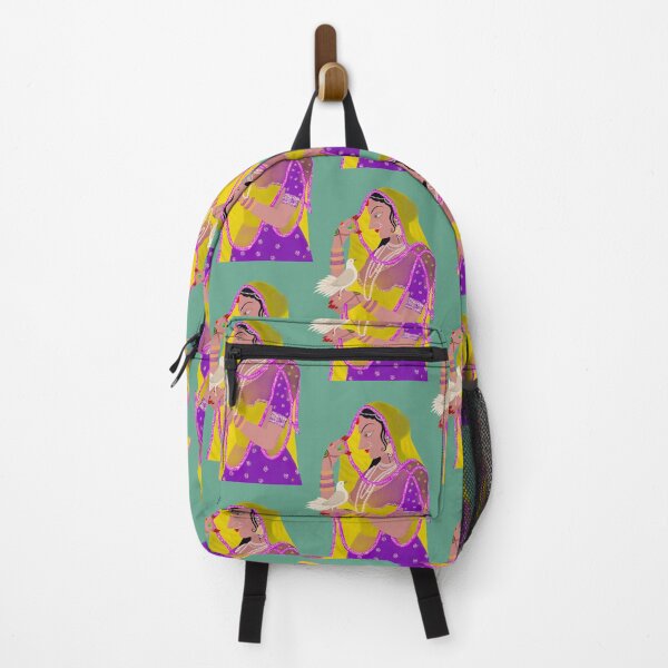 Item preview, Women with Bird designed and sold by lifecolorsandme.