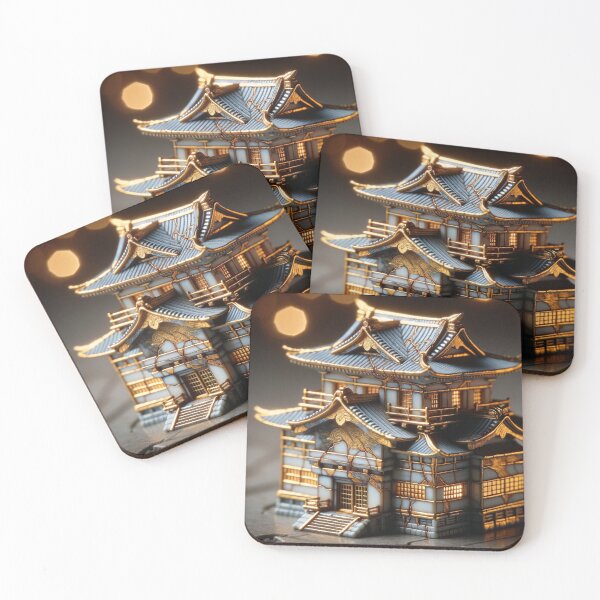 Item preview, Golden Seams of Tradition. A Kintsugi Style Miniature Building designed and sold by Obibobishop.