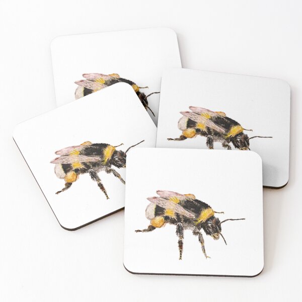Item preview, Bumblebee watercolour hand painted art designed and sold by Bmoony.