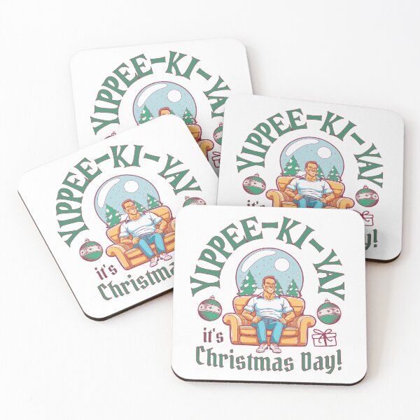 Item preview, Yippee-Ki-Yay it's Christmas Day Holiday Design designed and sold by FreshMintBoutiq.