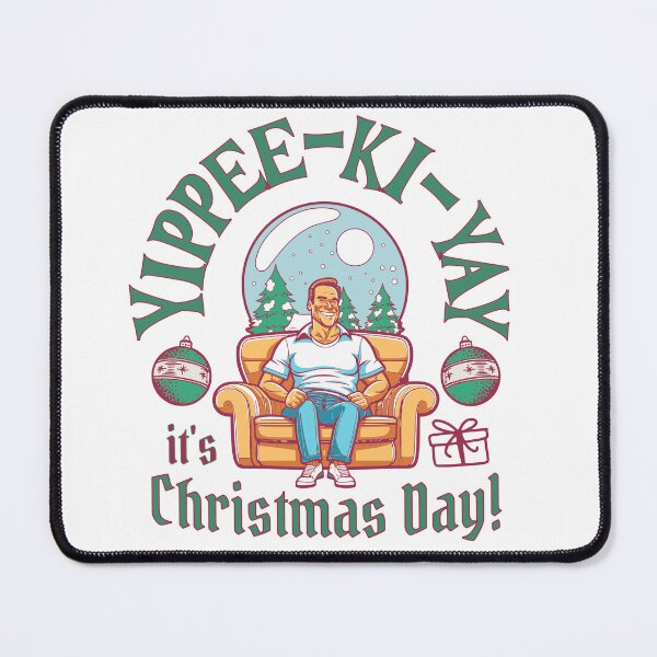 Item preview, Yippee-Ki-Yay it's Christmas Day Holiday Design designed and sold by FreshMintBoutiq.