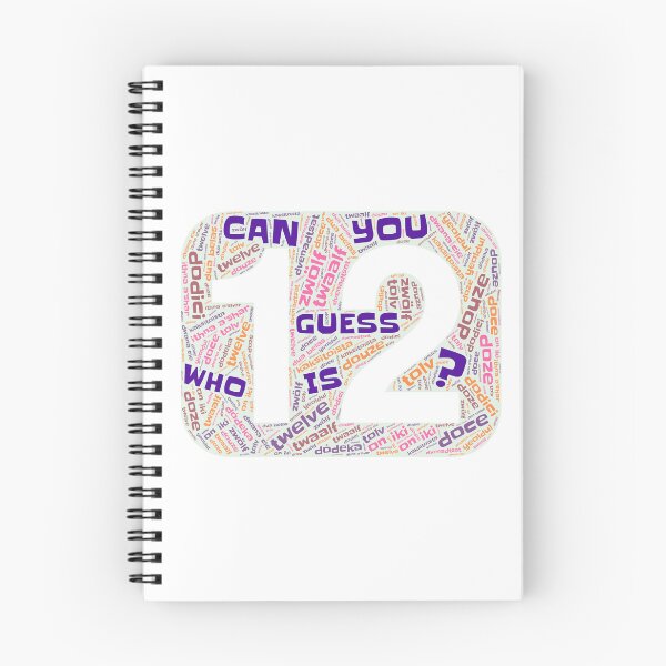 Item preview, Guess Who Twelfth Birthday in Pinks and Purples designed and sold by WordsYouLove.