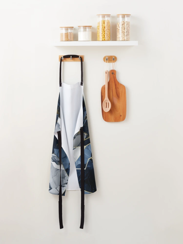 Thumbnail 2 of 6, Apron, Marble Pattern designed and sold by SideSignal.