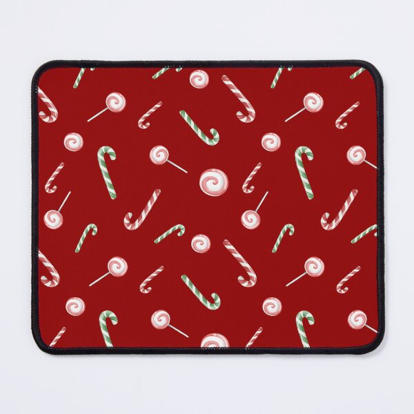 Item preview, Candy Canes and Bon Bons on Red Pattern designed and sold by Pixels2Patterns.
