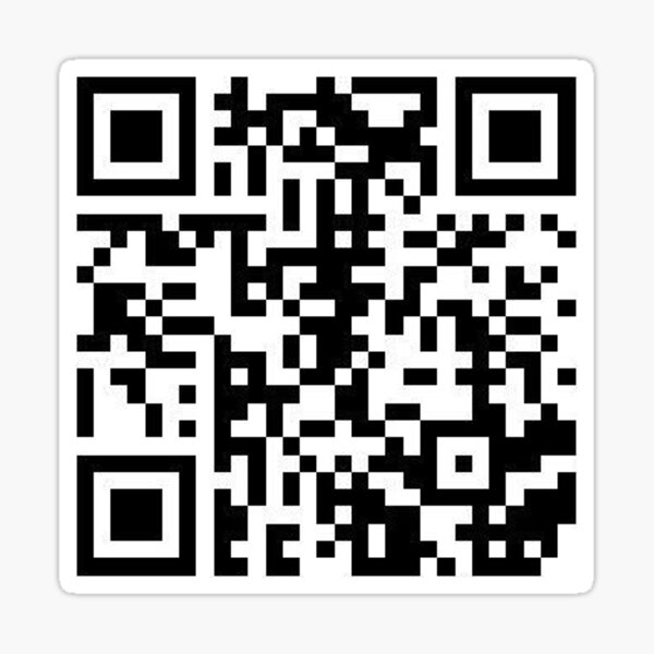 Item preview, rickroll QR code designed and sold by rozar-nv.