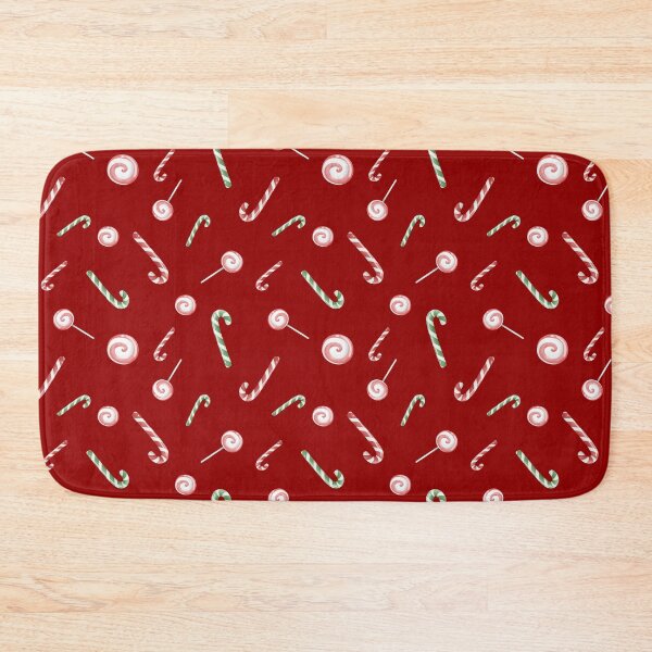 Item preview, Candy Canes and Bon Bons on Red Pattern designed and sold by Pixels2Patterns.