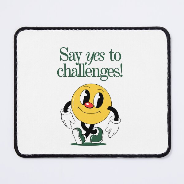 Item preview, Yes to challenges - Gowth Affirmation designed and sold by guiART__.