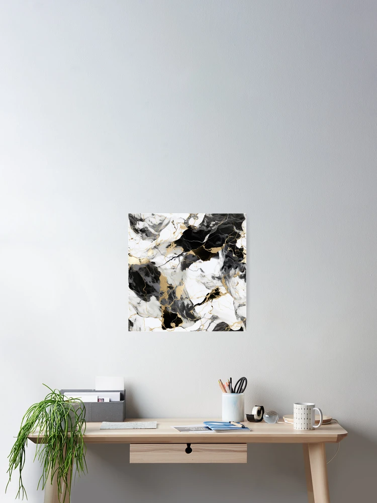 Thumbnail 2 of 3, Poster, Marble Pattern designed and sold by SideSignal.