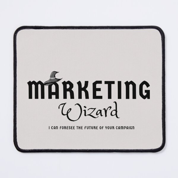 Vista previa del artículo con la obra «Asistente de Marketing Puedo prever el futuro de tu campaña Funny Marketing», diseñado y vendido por OSMMerchShop.